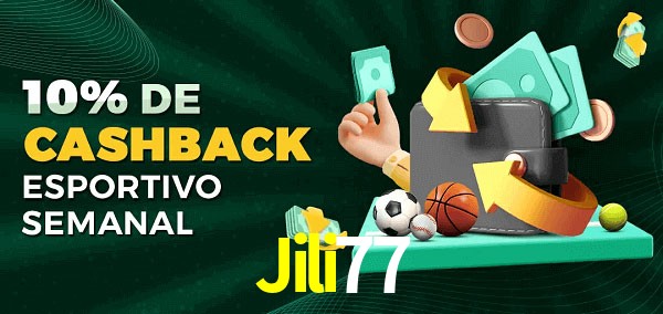 10% de bônus de cashback na Jili77